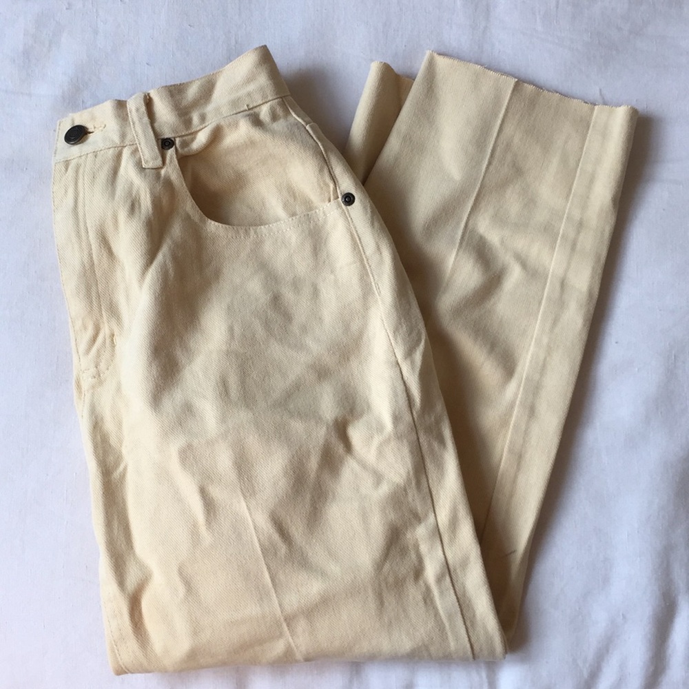 Yellow Mom Jeans